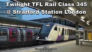 TFL Rail Class 345 @ Platform 5 Stratford Stn London