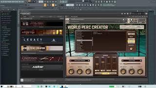 World Percussion Creator - KONTAKT library - general sound check (no talking)