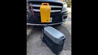 Recharge an EcoFlow Delta Pro solar generator at full speed using your car