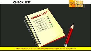 To Do Check List Powerpoint Templates