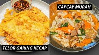 MASAKAN RUMAHAN - RESEP TELUR GORENG KRISPI DAN CAPCAY MUDAH