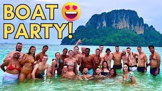 Thailand: KRABI’S HOTTEST BOAT PARTY - Dancing, Drinks & Fun!