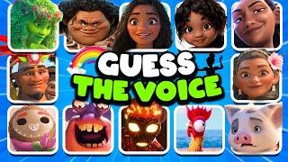 Guess The Moana 2 We're Back Characters by Voice ️| Moana 2 Trailer We're Back Movie Quiz