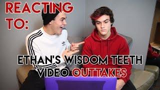 Reacting To 'Ethan Gets His Wisdom Teeth Removed' !!