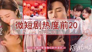 2023.10月前微短剧排名top20