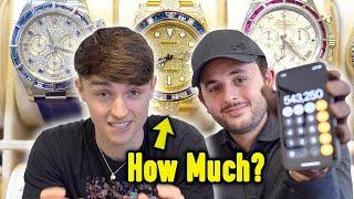 How Much Are These 15 LUXURY ROLEX Watches??? w/David Khalil