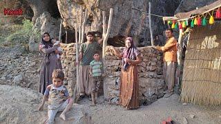 Nomad Life in Iran: Daily Routine and Hut Building