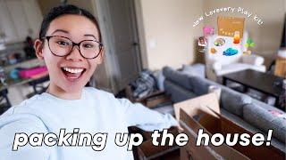 THE PACKING BEGINS!! | House updates | Lovevery Play Kits | Week in my Life