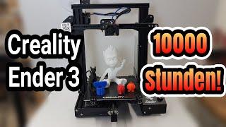 Creality Ender 3 Langzeittest. Tipps und Tricks damit euer Drucker 10000 Stunden schafft!