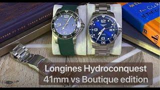 Longines Hydroconquest Battle: 2020 limited boutique edition vs the 2019 Hydroconquest