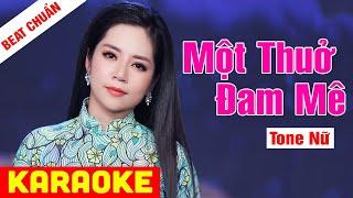 KARAOKE Một Thuở Đam Mê Tone Nữ - Beat Chuẩn Hoàng Hải | Võ Hoàng Karaoke