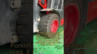 The first of the three common mistakes in forklift truck use.#Forklift#Used forklift for sale