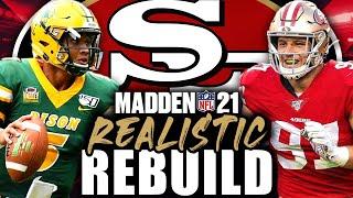 San Francisco 49ers REALISTIC REBUILD | Niners Draft Trey Lance! Madden 21 Franchise Rebuild