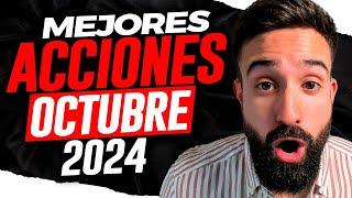  Las MEJORES ACCIONES para COMPRAR en OCTUBRE de 2024  DÓNDE INVERTIR dinero en OCTUBRE 