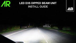 AUTOBEAM LED PERFORMANCE D3S DIPPED BEAM UNIT INSTALL! | FOCUS RS | NEW