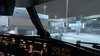 MSFS2020 FDS 737-800 Home Simulator Night Departure FlyTampa KBOS