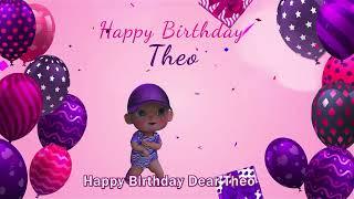 Happy Birthday Theo | Theo Happy Birthday Song