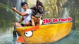 Quang BM | Dạy Chó Đi Thuyền  | Teach My Dog To Sail