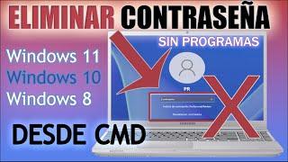 Olvide la Contraseña de mi PC | Como Quitar la Contraseña de Administrador de Windows 11/10/8