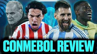 CONMEBOL OCTOBER QUALIFIERS REVIEW | MESSI MAGIC | PARAGUAY ARE BACK | URUGUAY IMPLODING