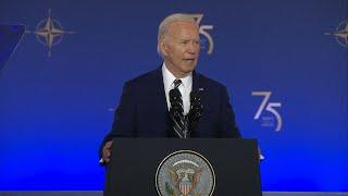 Biden announces new weapons package for Ukraine at NATO Summit in D.C.