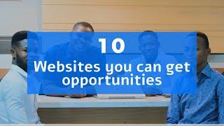 10 websites you can get opportunities