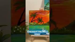 Acrylic Art - #1 Tempting Teaser #shorts #art #acrylicpainting #acrylic #canvas #canvaspainting