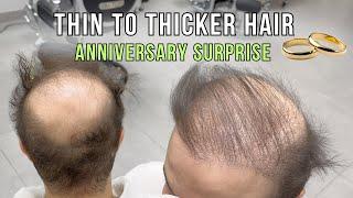 How can I make my hair look thicker? #wedding #hairstyle