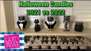 HALLOWEEN CANDLES BATH & BODY WORKS 2021 HALLOWEEN CANDLES VS. 2022