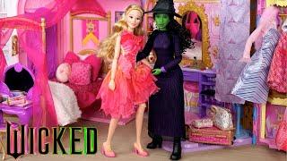 Barbie Wicked Glinda Doll Morning Routine & Elphaba Surprise