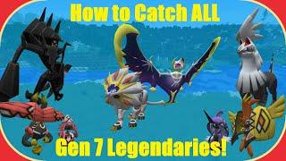 How to Catch Every Gen 7 Legendary in Pixelmon!  (ALL Forms)