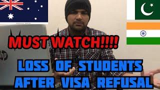 LOSS OF STUDENT AFTER VISA REFUSAL: AUSTRALIA UPDATE | EMBASSY FEE | INFORMATION WITH NABEEL