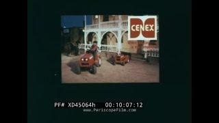 1970s CENEX LAWN AND GARDEN TRACTOR    WESTERN GUNFIGHT TV COMMERCIAL    XD45064h