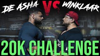 20K CHALLENGE // NATHAN DE ASHA VS ROELLY WINKLAAR // PRO BODYBUILDER EATING CHALLENGE