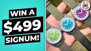 Win One Of Three $499 Signum Siege Field Watches!