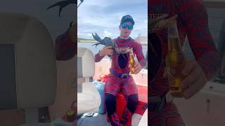 Monster Crab Opens Beer Bottle #fishing #crab #adventure