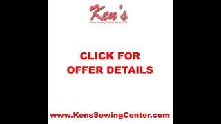 Janome 6650 Bonus Offer from Ken's Sewing Center in Muscle Shoals AL