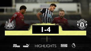 Newcastle United 1 Manchester United 4 | Premier League Highlights