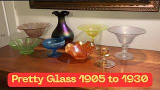 Art Glass, Carnival Glass, Iridescent Glass or Stretch Glass?  HELP!