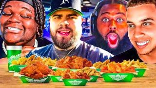 Massive Wingstop Mukbang with Friends!