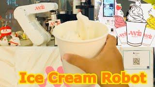 Thailand's First and Only Robotic Ice Cream Machine | Magical Ice Cream Vending Machine