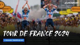 Tour de France 2024 | 1. szakasz | Firenze › Rimini (206 km) | Összefoglaló