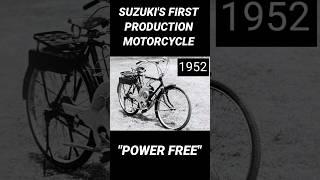 SUZUKI'S FIRST BIKE  MOTORCYCLE POWER FREE 1952 #shorts #motorcycle #suzuki