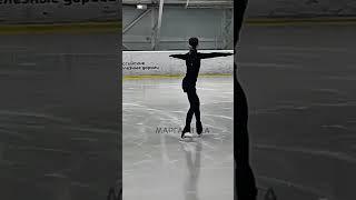 видосик с треньуи Маргошки)) #figureskating #маргошка #фигурноекатание