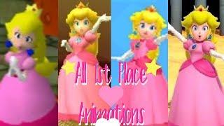 ️Mario Party - Peach wins 1st place animations️#princesspeach #marioparty #peach