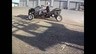 Tilting Vehicle early four wheel  slide testing