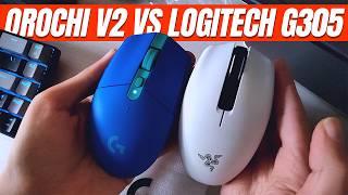 Logitech G305 Lightspeed vs Razer Orochi V2 - Two AMAZING Wireless Gaming Mice Compared