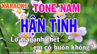 Hận Tình Karaoke Tone Nam Nhạc Sống - Phối Mới Dễ Hát - Nhật Nguyễn