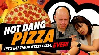 LET'S EAT THE HOTTEST PIZZA, EVER! | HOT DANG PIZZA™