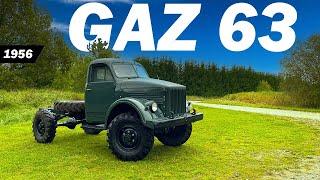 GAZ 63 4x4 (1956) - Soviet Military Truck - After Restoration - FIRST START - ГАЗ 63 Реставрация